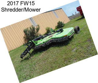 2017 FW15 Shredder/Mower