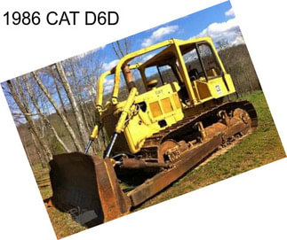 1986 CAT D6D