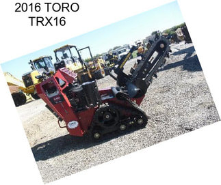 2016 TORO TRX16