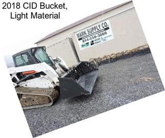 2018 CID Bucket, Light Material