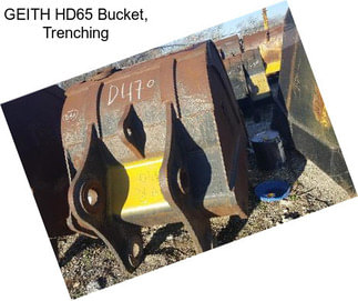 GEITH HD65 Bucket, Trenching