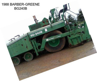 1988 BARBER-GREENE BG240B