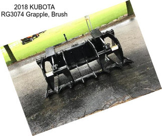 2018 KUBOTA RG3074 Grapple, Brush