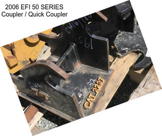 2006 EFI 50 SERIES Coupler / Quick Coupler