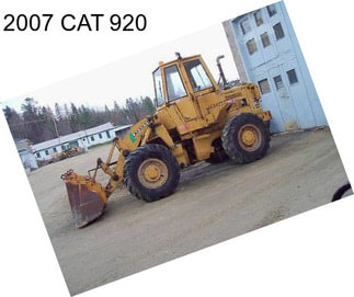 2007 CAT 920