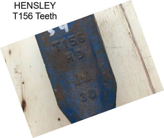 HENSLEY T156 Teeth