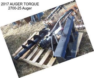 2017 AUGER TORQUE 2700-25 Auger