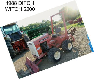 1988 DITCH WITCH 2200