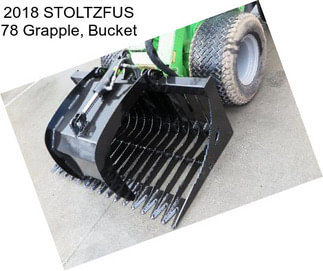 2018 STOLTZFUS 78 Grapple, Bucket