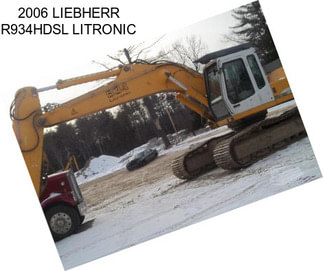 2006 LIEBHERR R934HDSL LITRONIC