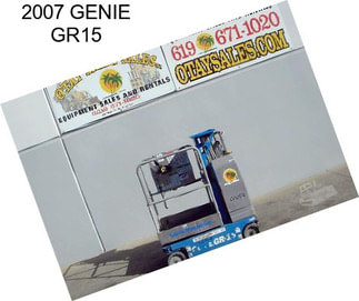 2007 GENIE GR15