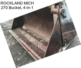 ROCKLAND MICH 270 Bucket, 4-in-1