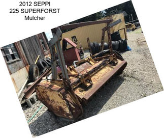 2012 SEPPI 225 SUPERFORST Mulcher