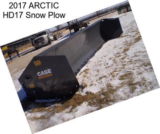 2017 ARCTIC HD17 Snow Plow