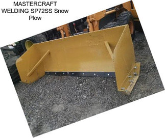 MASTERCRAFT WELDING SP72SS Snow Plow