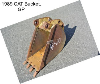 1989 CAT Bucket, GP