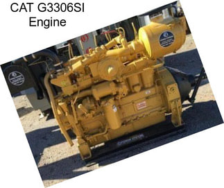 CAT G3306SI Engine