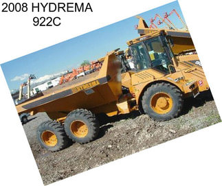 2008 HYDREMA 922C