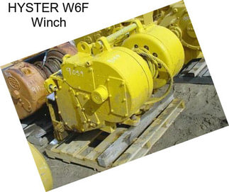 HYSTER W6F Winch
