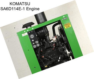 KOMATSU SA6D114E-1 Engine
