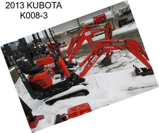 2013 KUBOTA K008-3