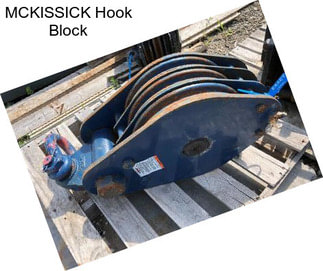 MCKISSICK Hook Block