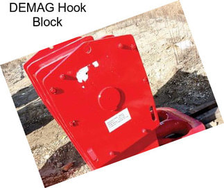 DEMAG Hook Block