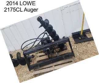 2014 LOWE 2175CL Auger
