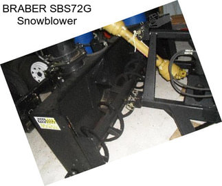 BRABER SBS72G Snowblower