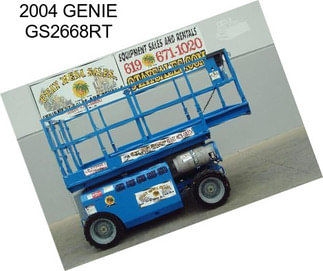 2004 GENIE GS2668RT