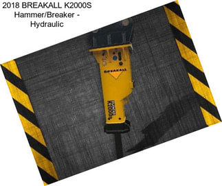 2018 BREAKALL K2000S Hammer/Breaker - Hydraulic