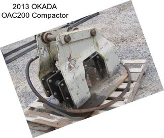 2013 OKADA OAC200 Compactor