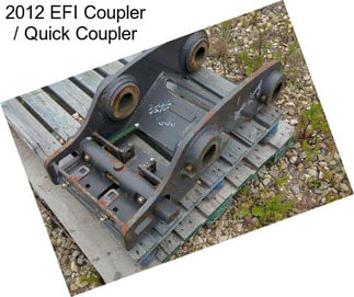 2012 EFI Coupler / Quick Coupler