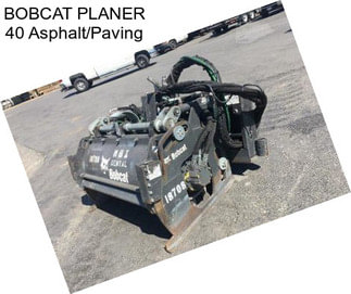 BOBCAT PLANER 40 Asphalt/Paving