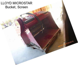 LLOYD MICROSTAR Bucket, Screen