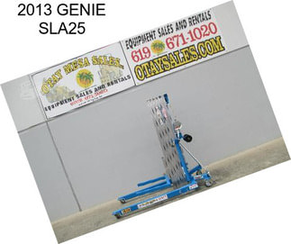 2013 GENIE SLA25