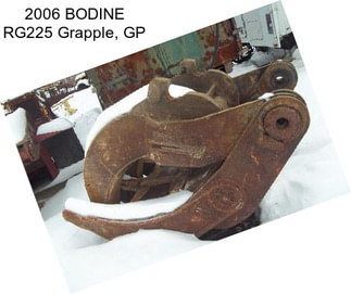 2006 BODINE RG225 Grapple, GP