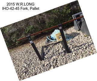 2015 W.R.LONG IHO-42-45 Fork, Pallet