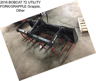 2016 BOBCAT 72\