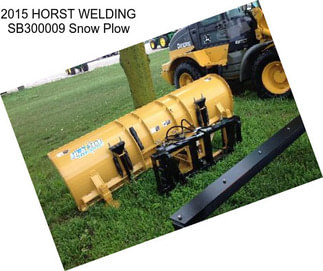 2015 HORST WELDING SB300009 Snow Plow