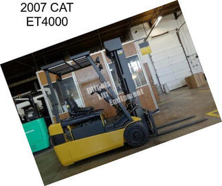 2007 CAT ET4000