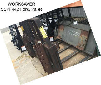 WORKSAVER SSPF442 Fork, Pallet