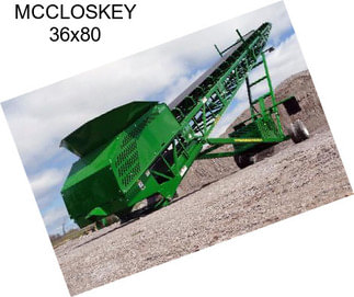 MCCLOSKEY 36x80