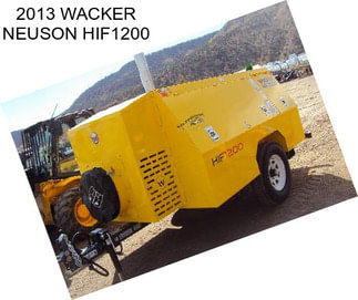 2013 WACKER NEUSON HIF1200