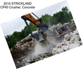 2014 STRICKLAND CP40 Crusher, Concrete