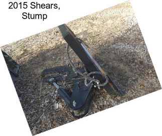 2015 Shears, Stump