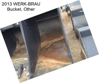 2013 WERK-BRAU Bucket, Other