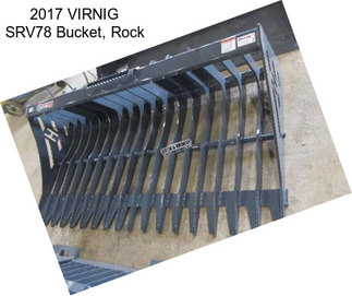 2017 VIRNIG SRV78 Bucket, Rock