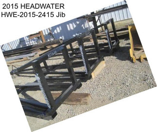 2015 HEADWATER HWE-2015-2415 Jib