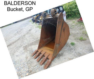 BALDERSON Bucket, GP